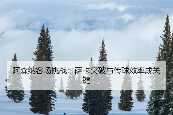 阿森纳客场挑战：萨卡突破与传球效率成关键